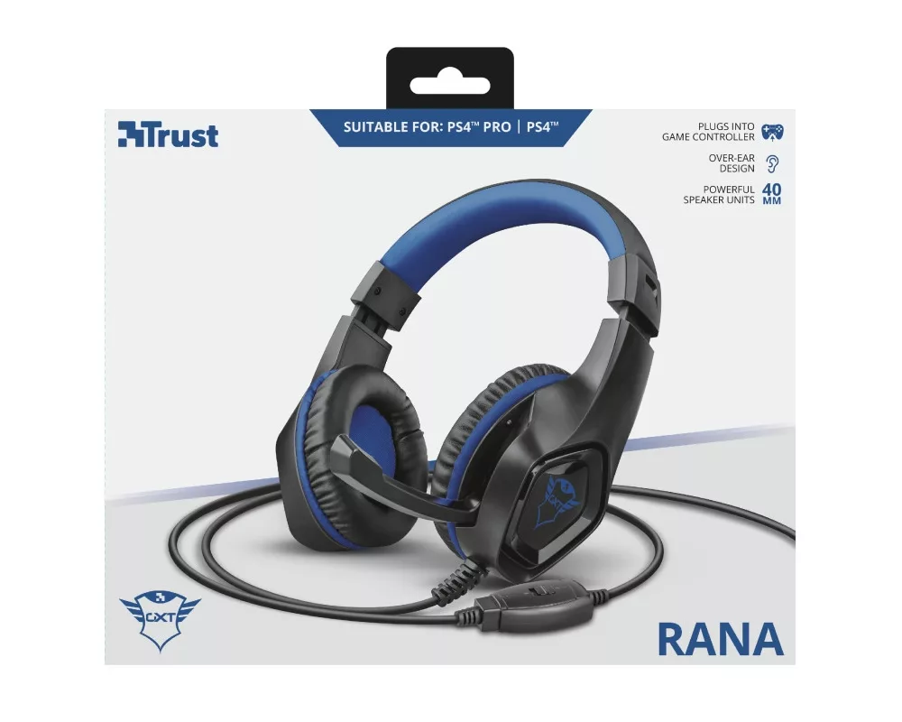 Слушалки TRUST GXT 404B Rana Headset PS4/PS5 8