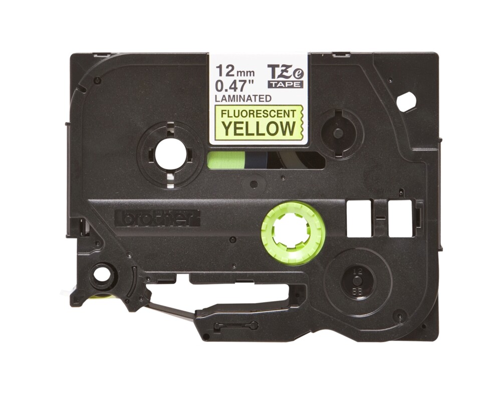 Мастило Brother TZe-C31 Black on Fluorescent Yellow 3