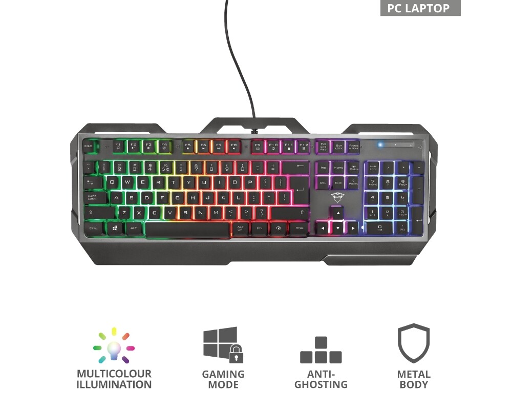 Клавиатура TRUST GXT 856 Torac Gaming Keyboard US 2