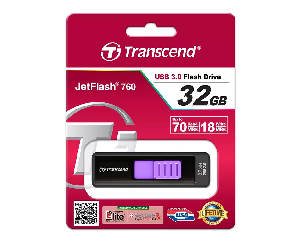 Флаш памет Transcend 32GB JETFLASH 760 4