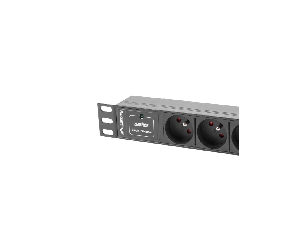 Електрически филтър Lanberg power distribution unit (PDU) 10"1U 16A 3X 230V PL 2M 4