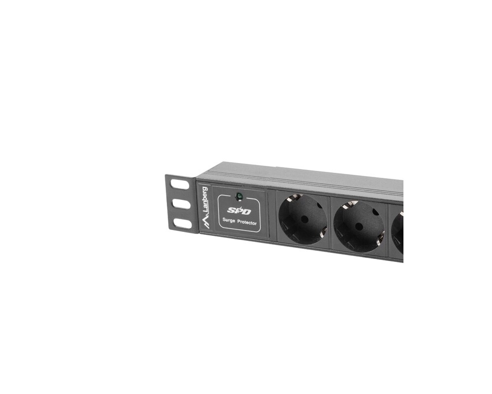 Електрически филтър Lanberg power distribution unit (PDU) 10"1U 16A 3X SCHUKO 2M 4