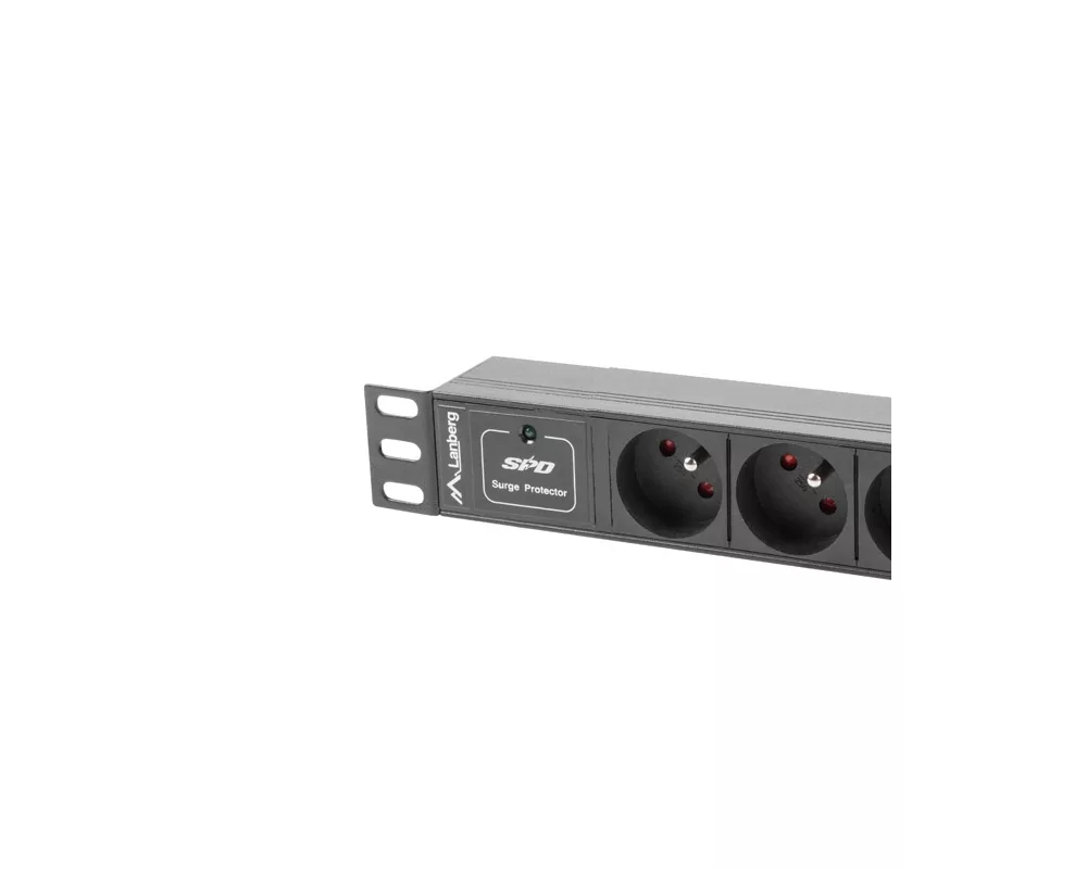 Електрически филтър Lanberg power distribution unit (PDU) 10"1U 10A 3X 230V PL 2M 3