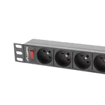 Електрически филтър Lanberg power distribution unit (PDU) 19"1U 16A 9 SOCKETS 3M 3