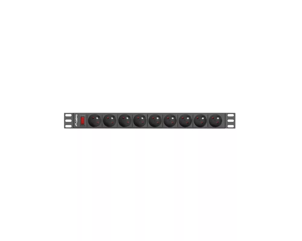 Електрически филтър Lanberg power distribution unit (PDU) 19"1U 16A 9 SOCKETS 3M 2