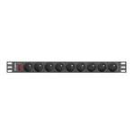 Електрически филтър Lanberg power distribution unit (PDU) 19"1U 16A 9 SOCKETS 3M 2