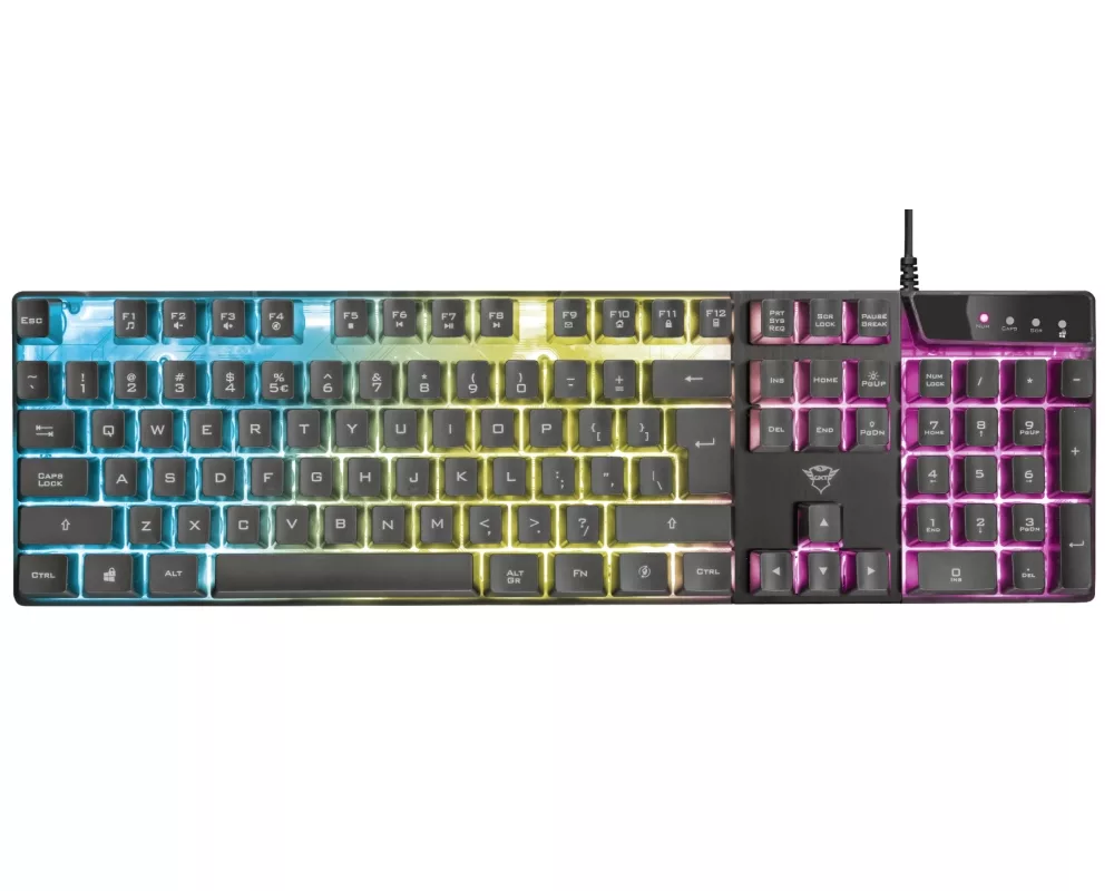 Клавиатура Trust GXT 835 Azor Gaming Keyboard US 3