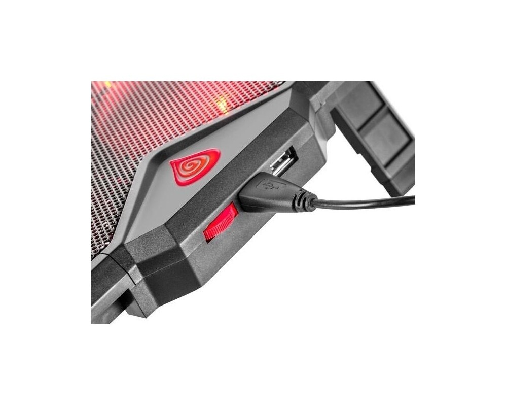 Охлаждаща подложка Genesis Laptop Cooling Pad Oxid 250 15.6-17.3 4 Fans 4
