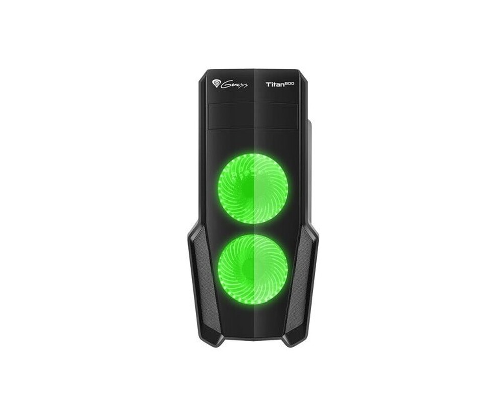 Кутия Genesis Case Titan 800 Green Midi Tower Usb 3.0 3
