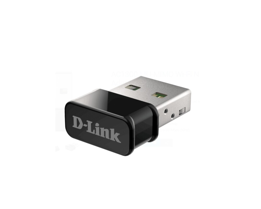 Мрежова карта D-Link AC1300 MU-MIMO Wi-Fi Nano USB Adapter 4