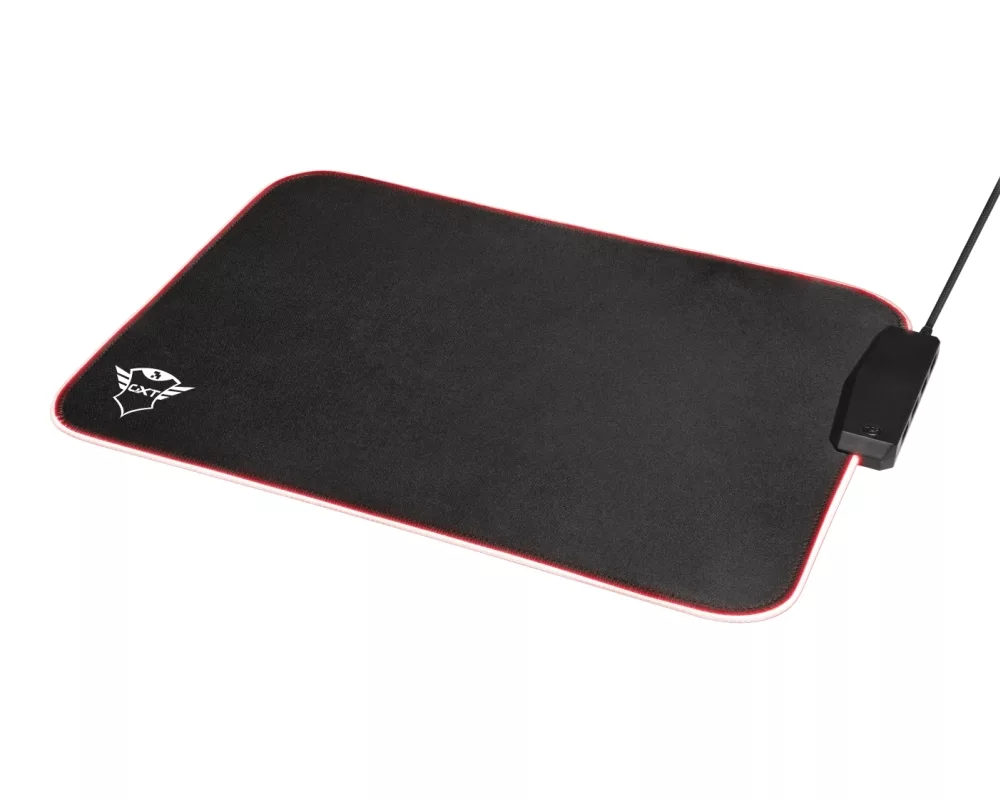 Пад за мишка TRUST GXT 765 Glide-Flex XXL RGB Flexible Mouse Pad HUB 2