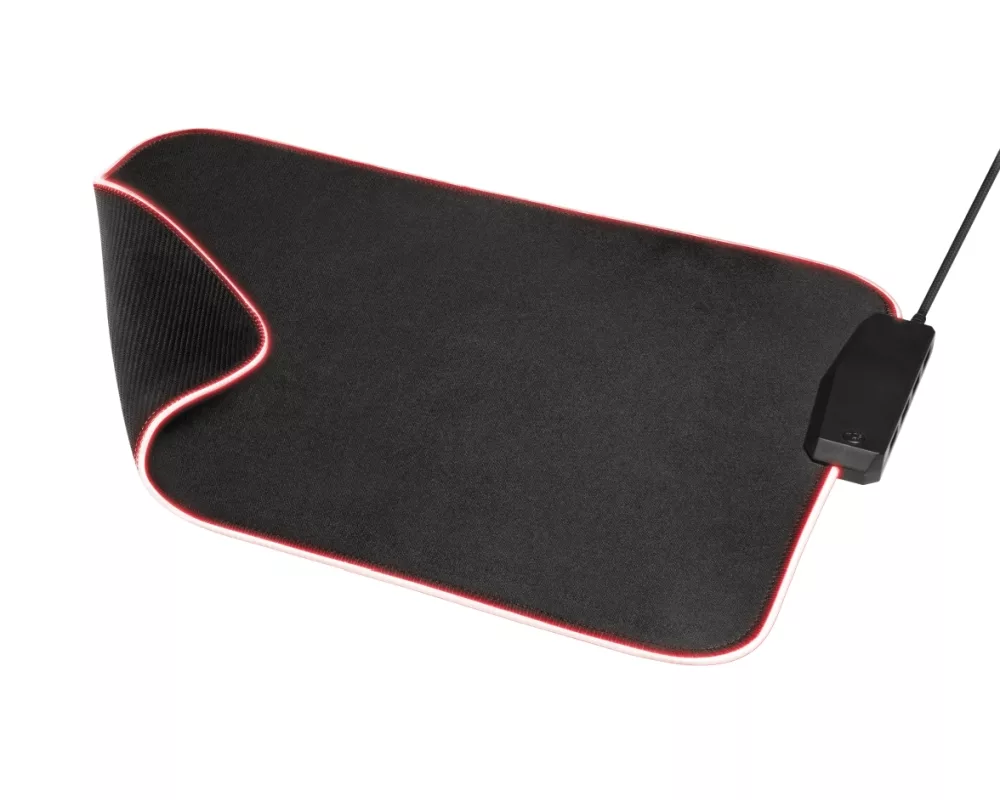 Пад за мишка TRUST GXT 765 Glide-Flex XXL RGB Flexible Mouse Pad HUB 5