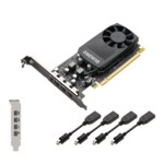 <span>Видеокарта</span> PNY NVIDIA Quadro P1000 V2 LowProfile DP <span class='catalog-num-in-name'>VCQP1000V2-PB</span> - 