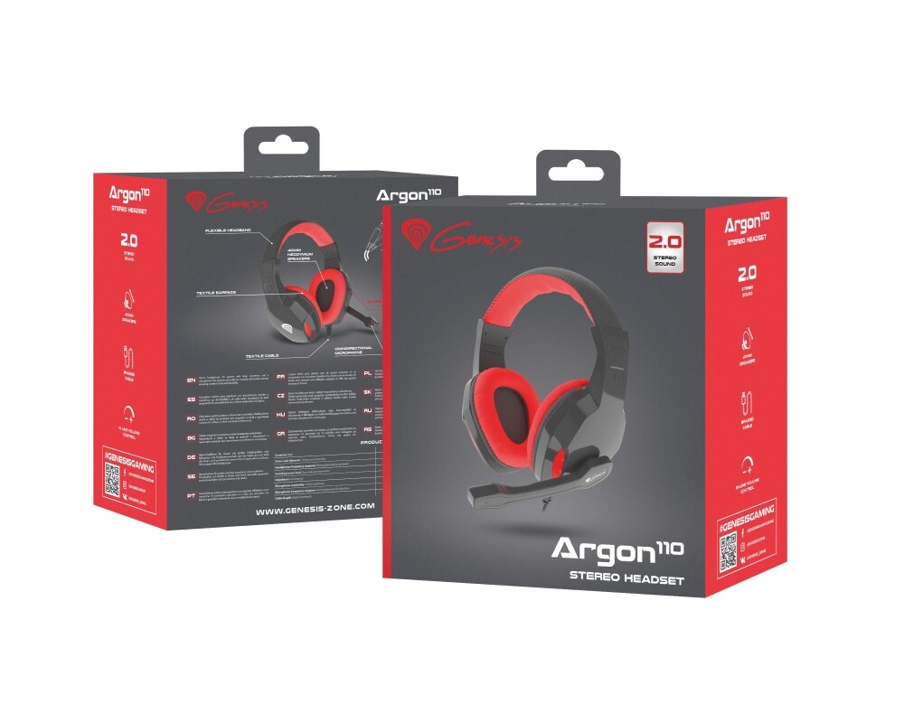 Слушалки Genesis Gaming Headset Argon 110 10