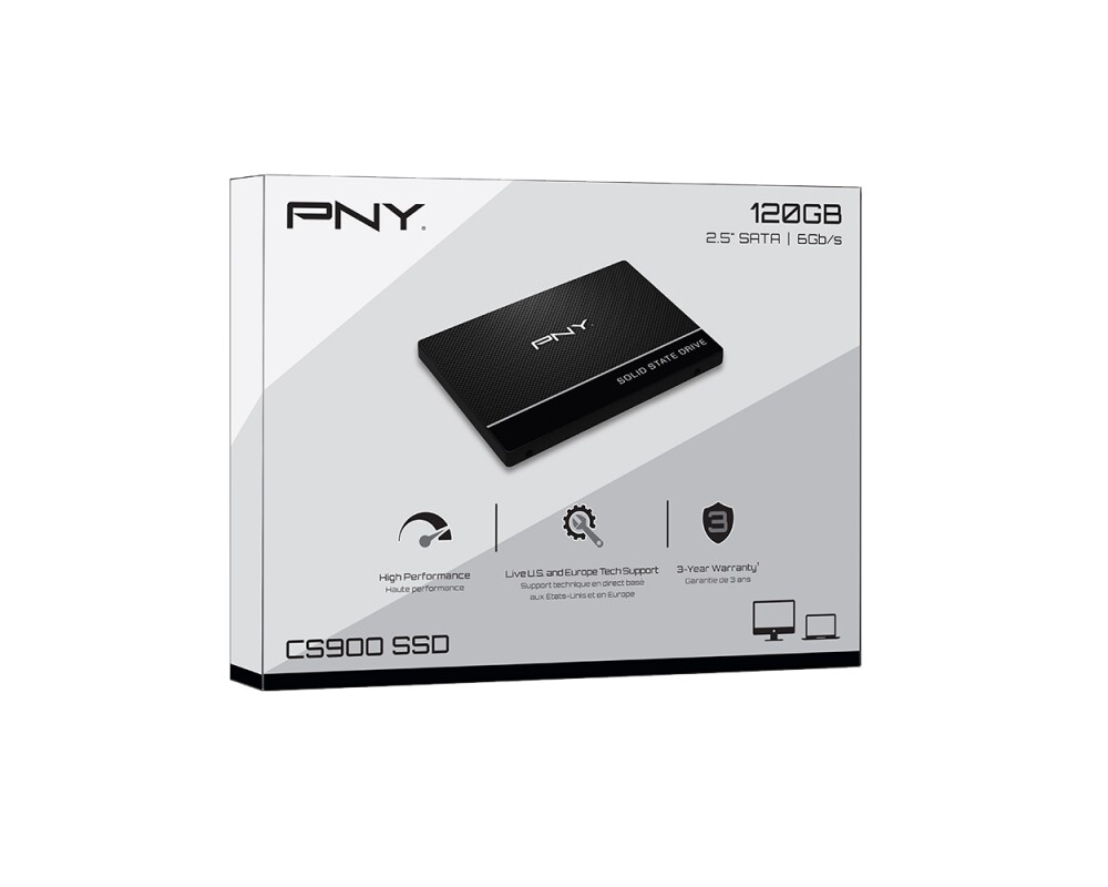SSD PNY CS900 2.5" SATA III 120GB SSD 3