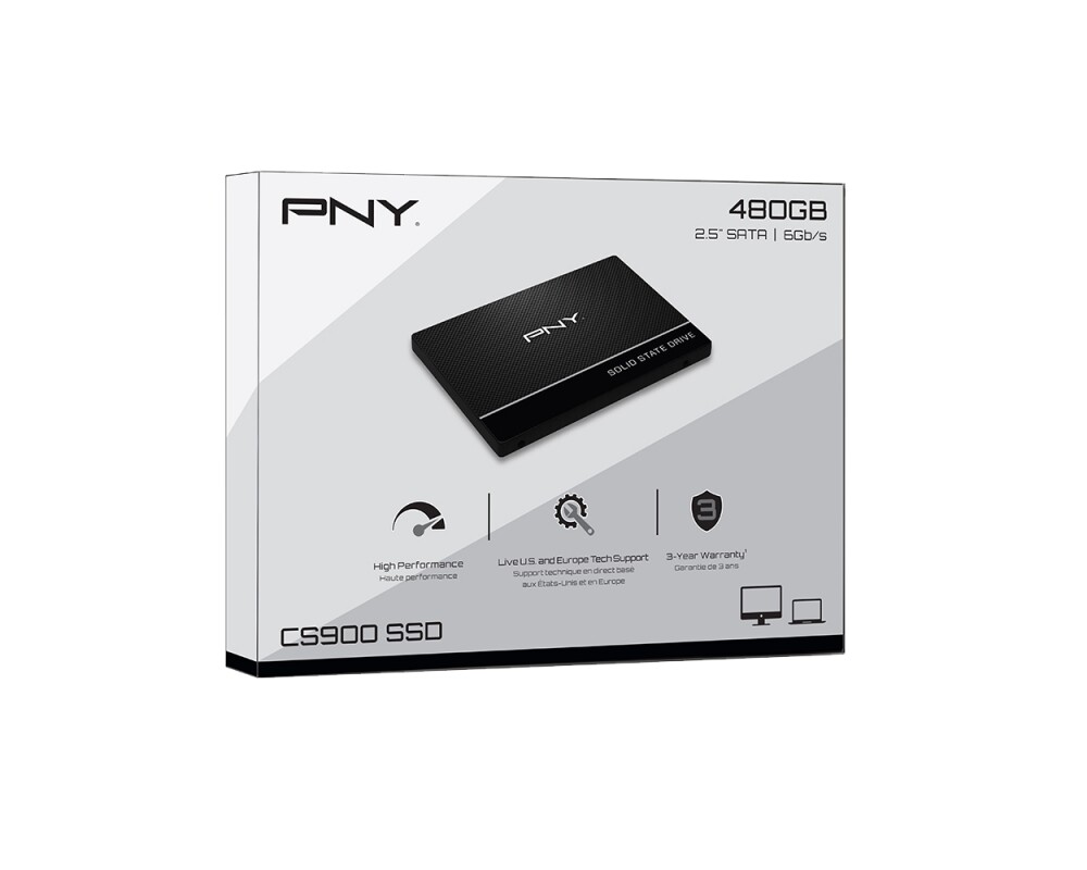 SSD PNY CS900 2.5" SATA III 480GB SSD 3