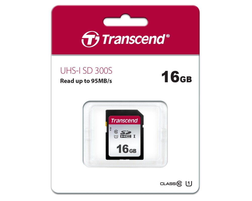 Флаш карта Transcend 16GB SD Card UHS-I U1 4