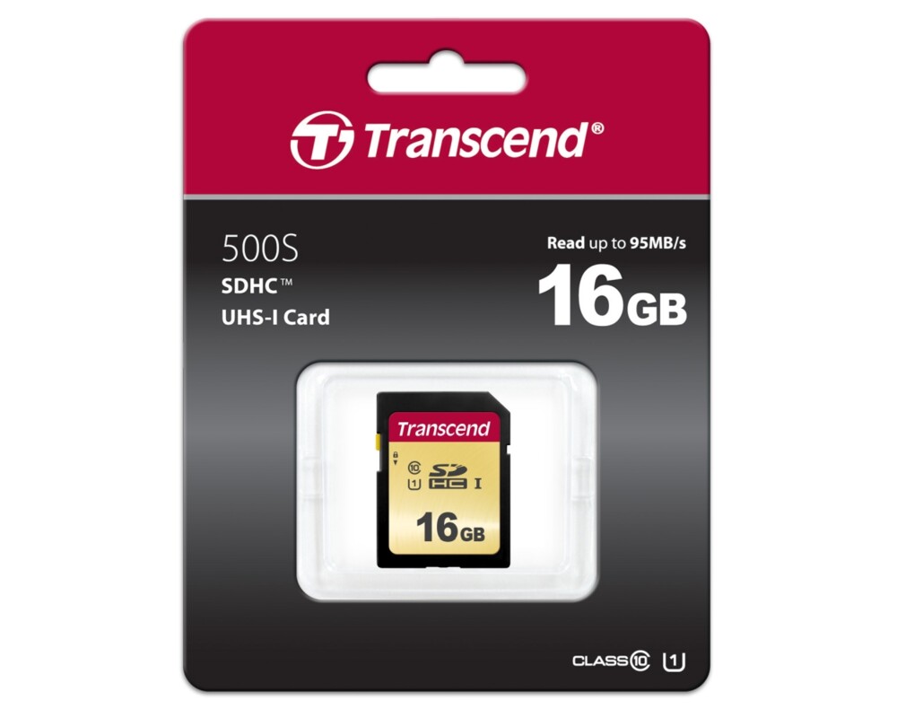 Флаш карта Transcend 16GB SD Card UHS-I U1 4