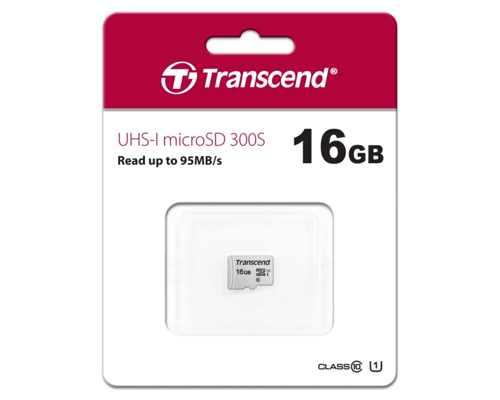 Флаш карта Transcend 16GB microSD w/o adapter UHS-I U1 4