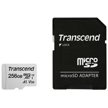  Transcend 256GB microSD w/ adapter UHS-I U3 A1 172321 TS256GUSD300S-A на топ цена - PIC.bg