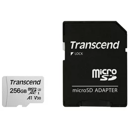  Transcend 256GB microSD w/ adapter UHS-I U3 A1 172321 TS256GUSD300S-A на топ цена - PIC.bg