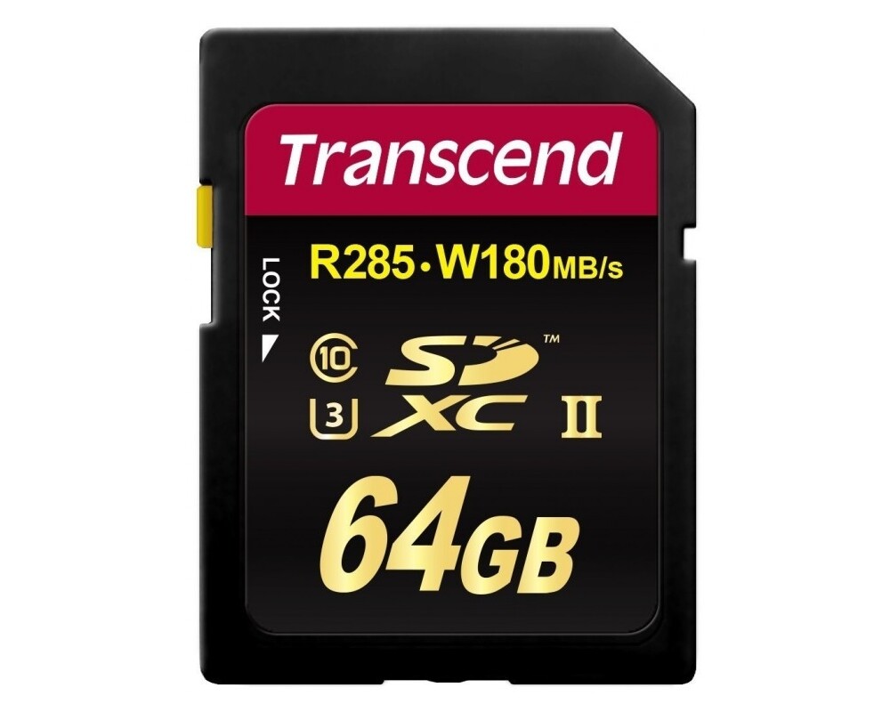 Флаш карта TRANSCEND 64GB SDXC Class3 UHS-II Card 2