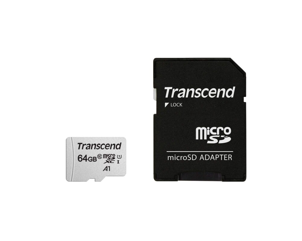 Флаш карта 64GB Transcend USD300S microSDXC + Adapter 2