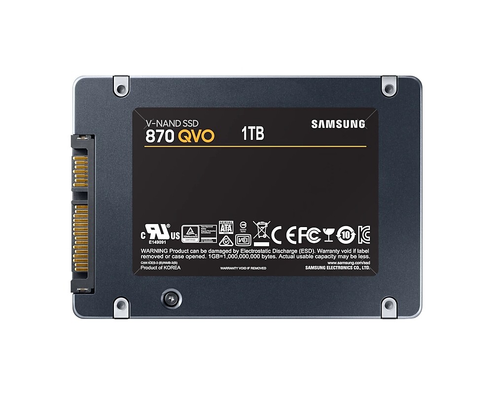 SSD 1TB Samsung 870 QVO 2.5" SATA-III SSD 2