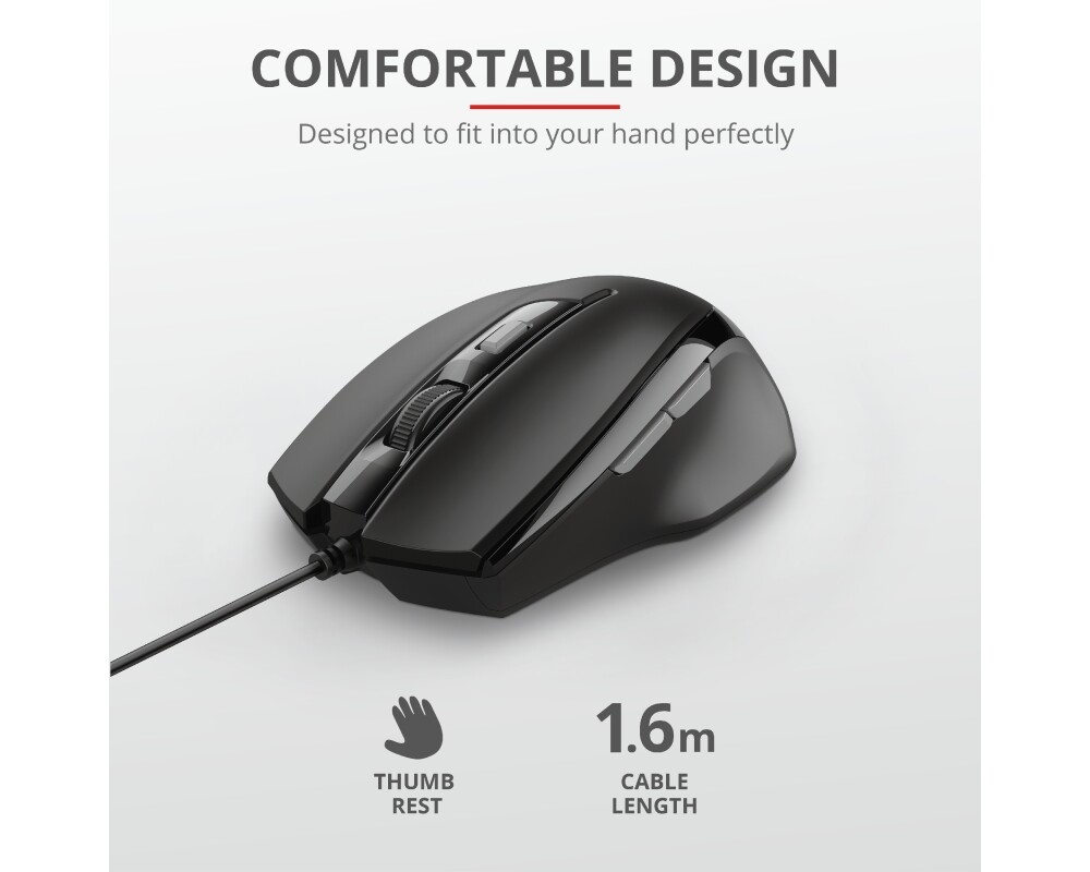 Мишка TRUST Voca Comfort Mouse 5