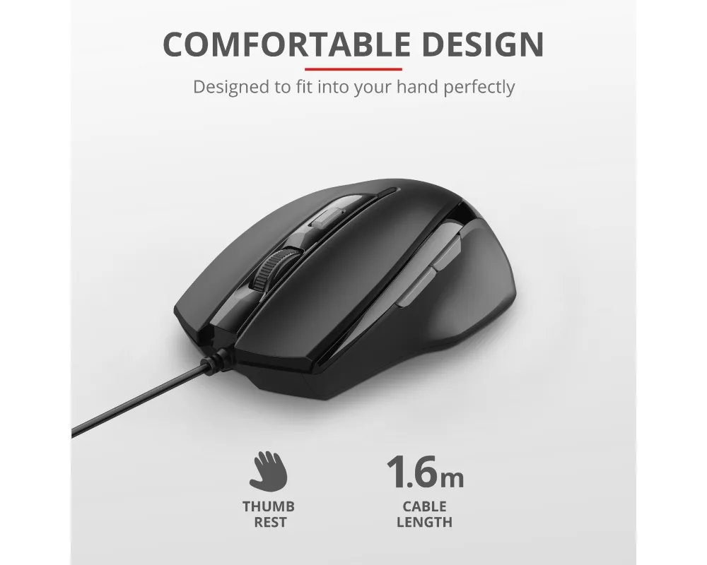 Мишка TRUST Voca Comfort Mouse 5