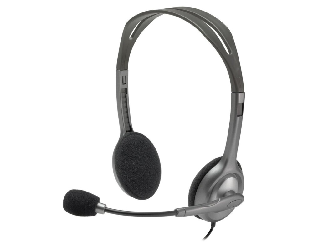 Слушалки Logitech H111 Стерео One Plug 981-000593 2
