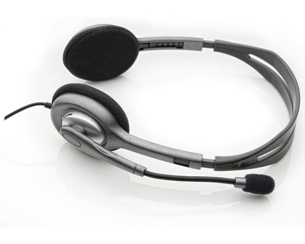 Слушалки Logitech H111 Стерео One Plug 981-000593 3