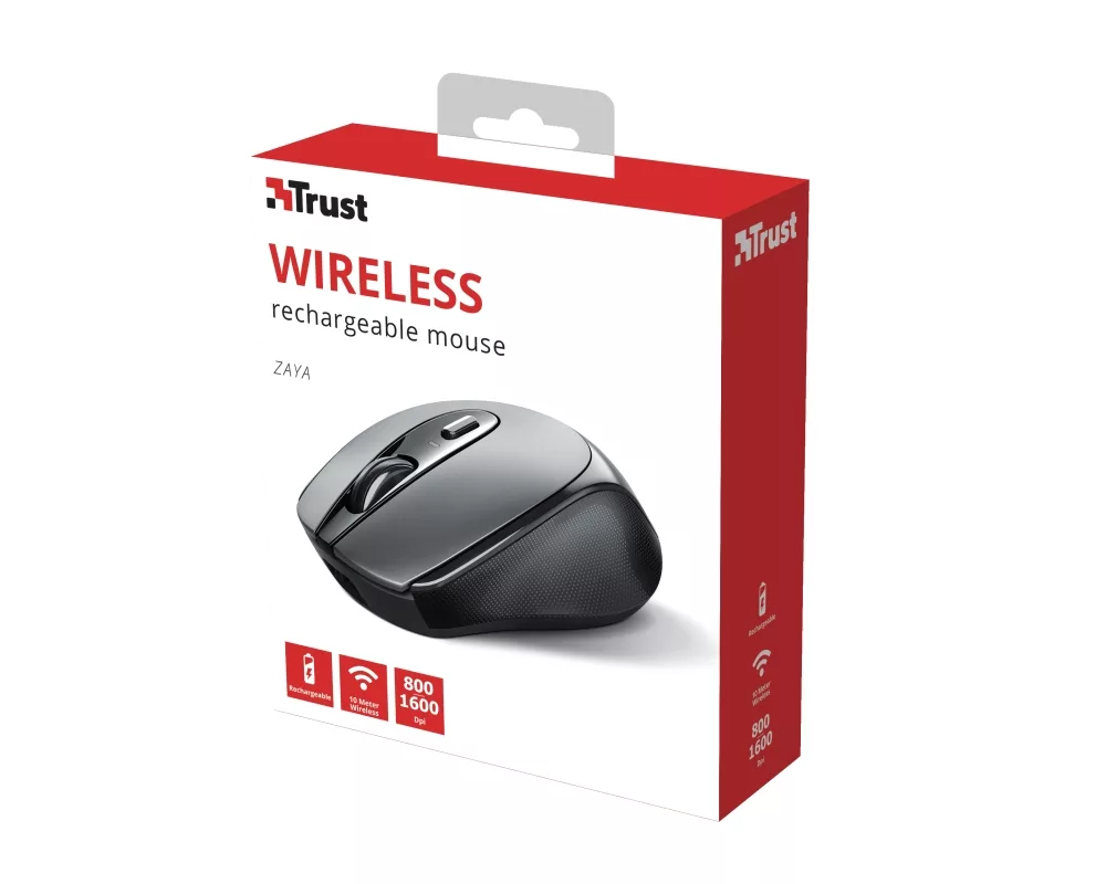 Мишка TRUST Zaya Wireless Rechargeable Mouse Black 10