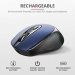 Мишка TRUST Zaya Wireless Rechargeable Mouse Blue 7