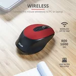 Мишка TRUST Zaya Wireless Rechargeable Mouse Red 9