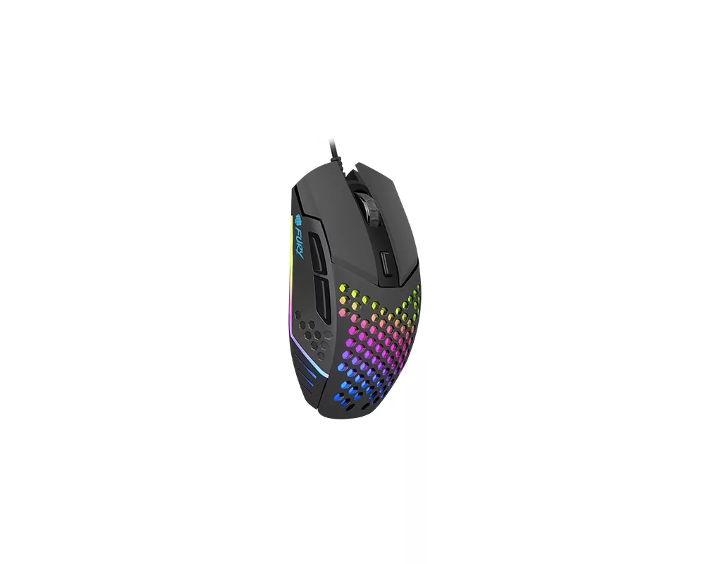 Мишка Fury Gaming Mouse Battler 6400 DPI Optical With Software Black 2