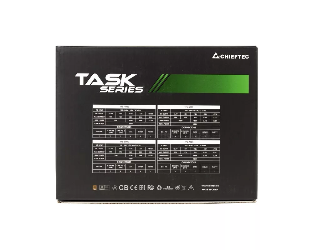 Захранване Chieftec Task 600W 6
