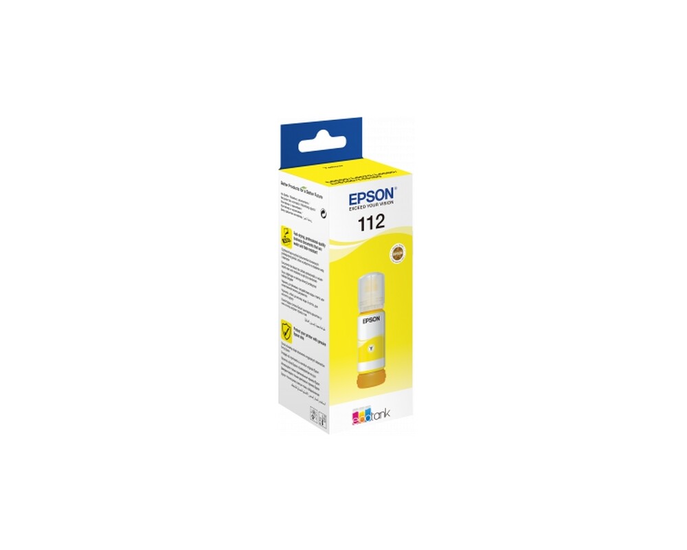 Мастило EPSON 6LB 112 EcoTank Pigment Yellow ink bottle 2