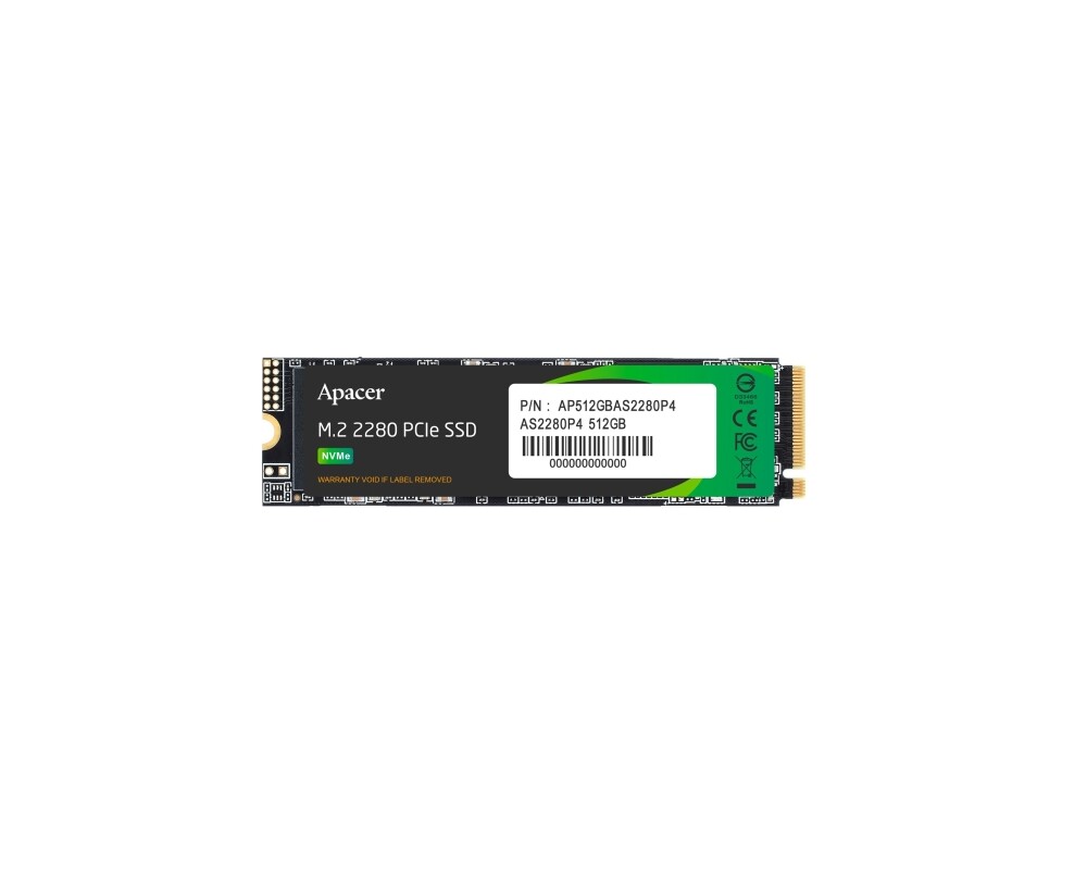 SSD 512GB Apacer AS2280P4 M.2 2280 PCIe 3.0 SSD 2