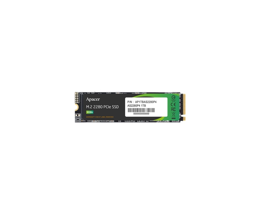SSD 1TB Apacer AS2280P4 M.2 2280 PCIe  3.0 SSD 2