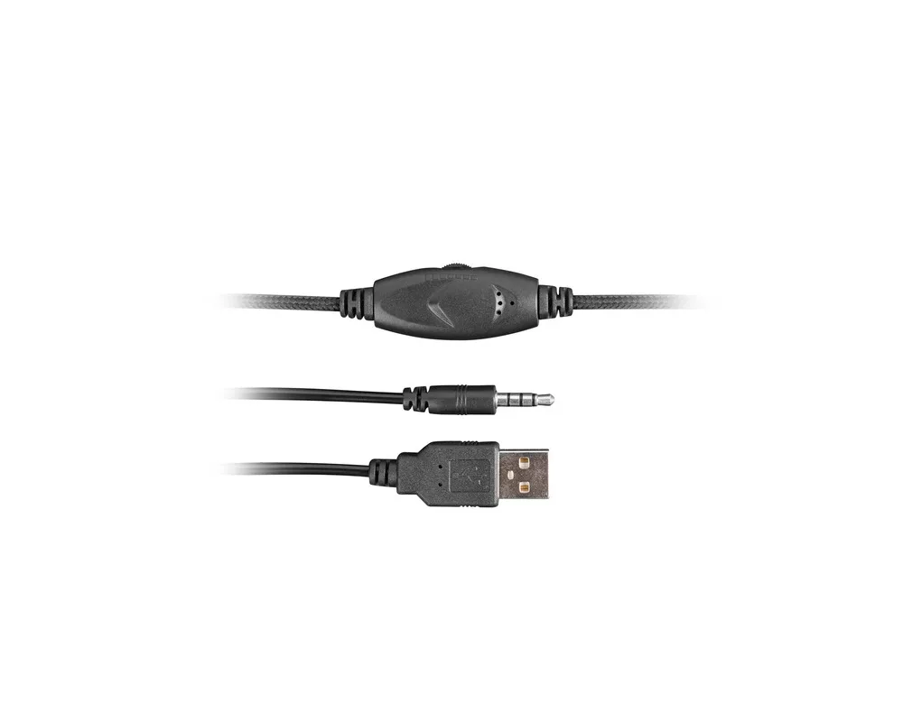 Слушалки Fury Gaming Headset Phantom Black-Blue 4