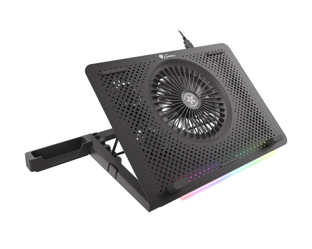 Охлаждаща подложка Genesis Laptop Cooling Pad Oxid 450 RGB 15.6" 3