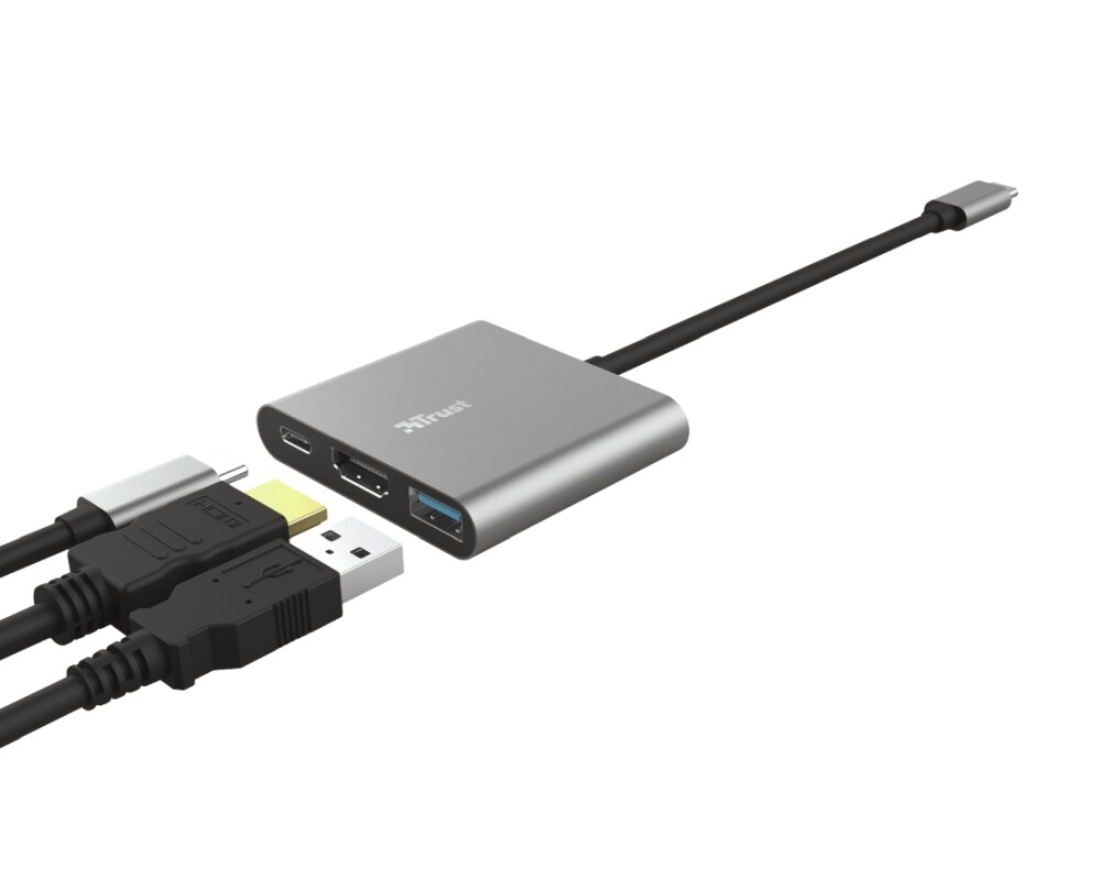 Адаптери TRUST Dalyx 3-IN-1 USB-C Adapter 3