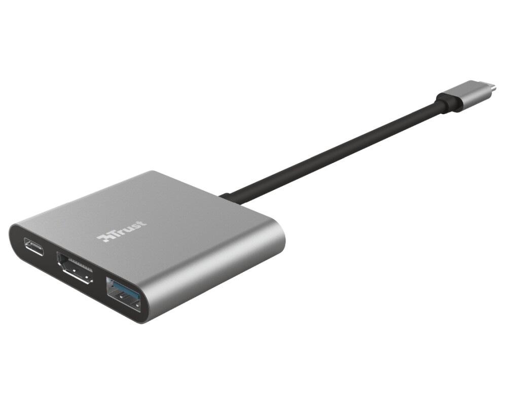 Адаптери TRUST Dalyx 3-IN-1 USB-C Adapter 2