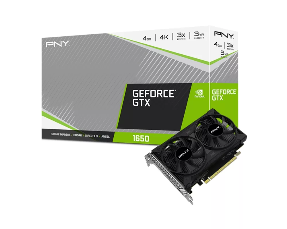 Видеокарта PNY GTX 1650 SUPER Dual Fan  4