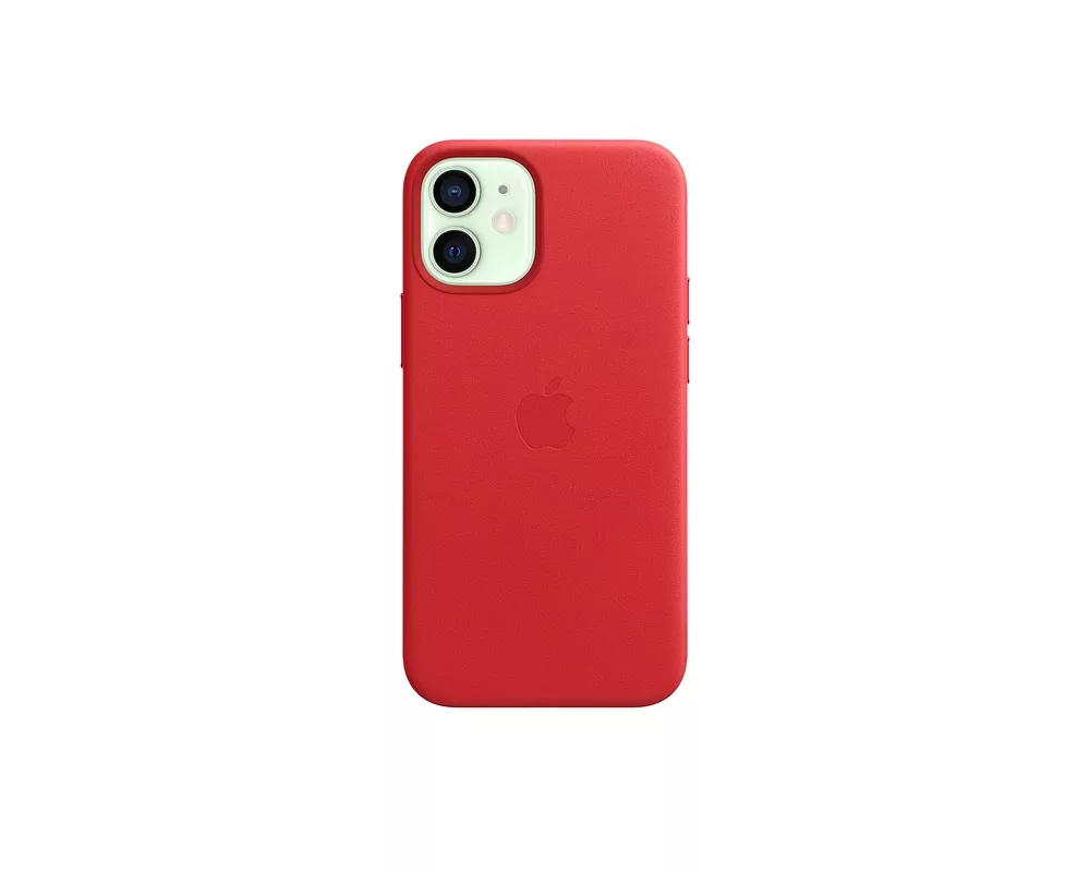 Калъф Apple iPhone 12 mini Leather Case with MagSafe - (PRODUCT)RED 2