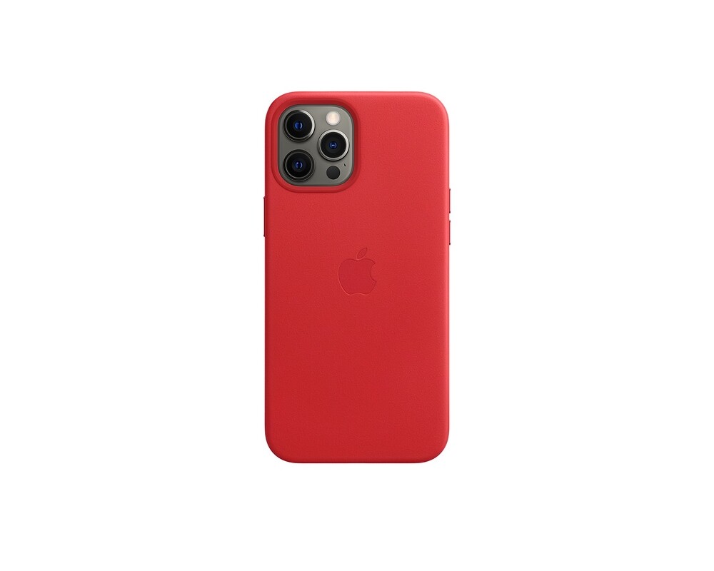 Калъф Apple iPhone 12 Pro Max Leather Case with MagSafe - (PRODUCT)RED 3