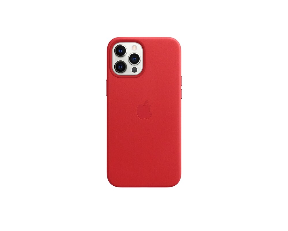 Калъф Apple iPhone 12 Pro Max Leather Case with MagSafe - (PRODUCT)RED 4