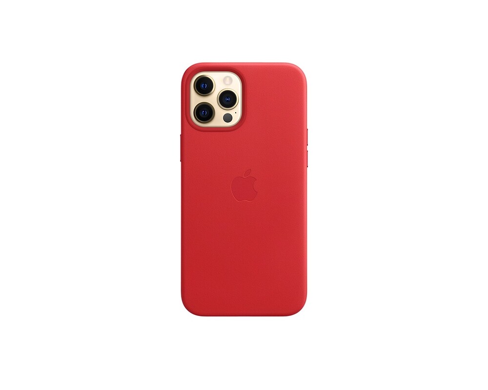 Калъф Apple iPhone 12 Pro Max Leather Case with MagSafe - (PRODUCT)RED 2