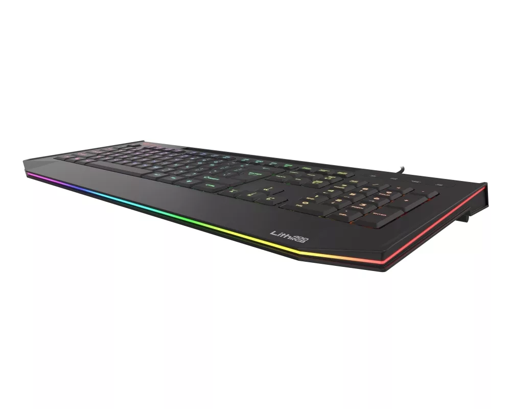 Клавиатура Genesis Gaming Keyboard Lith 400 RGB US Layout RGB Backlight X-Scissor Slim 2